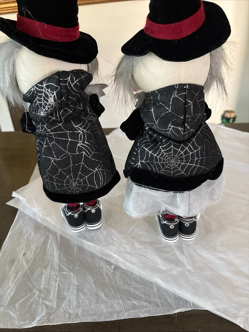 Vintage Day of the Dead Skull Skeleton Couple